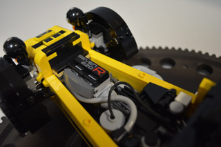 Four raging, supercharged cylinders